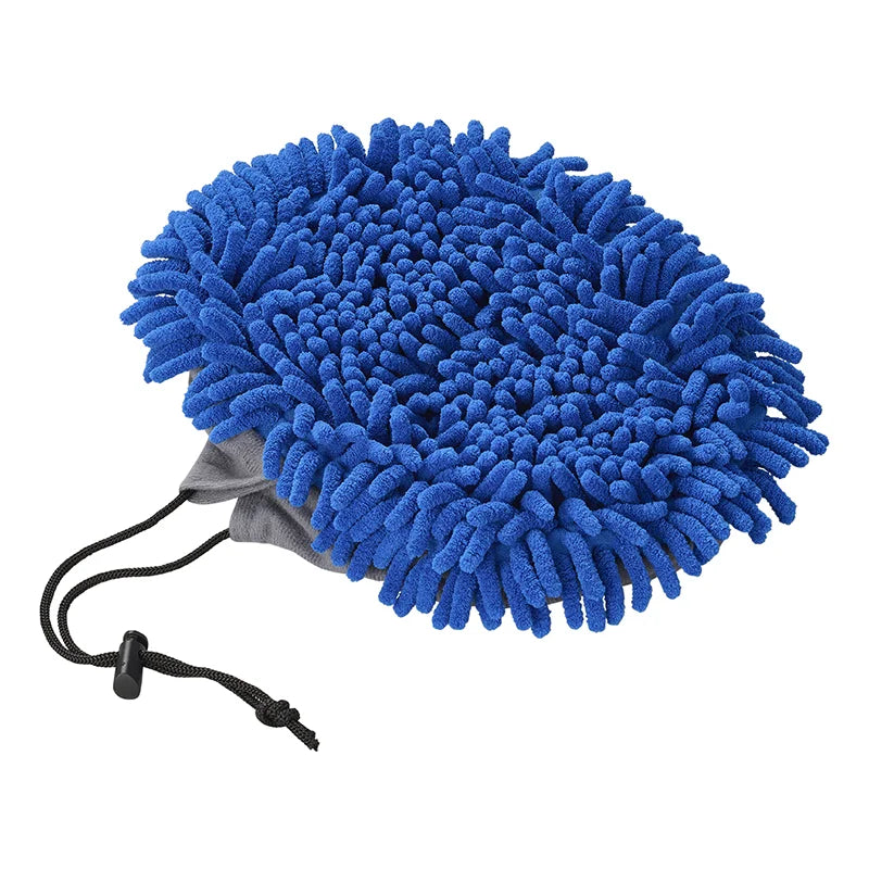 Housse en microfibre chenille pour brosse de lavage 150650V01/150652V01 bleu