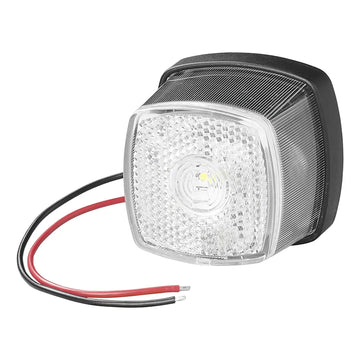 Feu de position arrière 9-30V rouge 61 x 61 mm LED