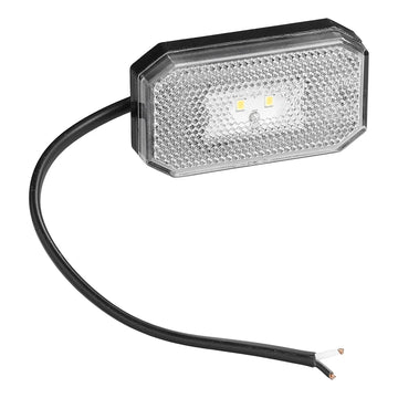 Feu de position 12/24V blanc 80 x 44 mm LED