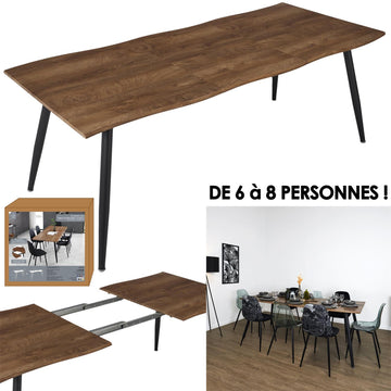 TABLE EXTENSIBLE 6 A 8 PERSONNES FOREST FIRST M1