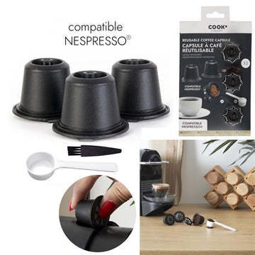 CAPSULE REUTILISABLE COMPATIBLE NESPRESSO X3 M12 A1/M12