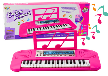 Piano électrique pour enfants, 36 mélodies, rose