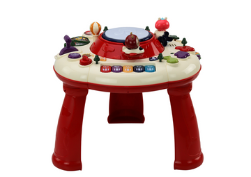 Table ronde interactive pour le panneau éducatif Piano Drum Red