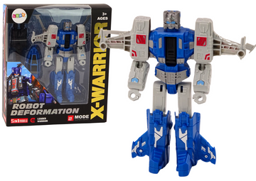 Robot-Hélicoptère 2in1 Transformation X-Warrior Blue