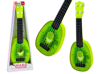 Ukulèle pour les enfants Mini guitare 4 cordes Kiwi Fruit Vert