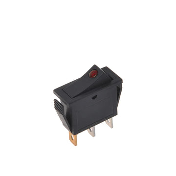 Interrupteur à bascule LED rouge 12V / 24V-max. 10A