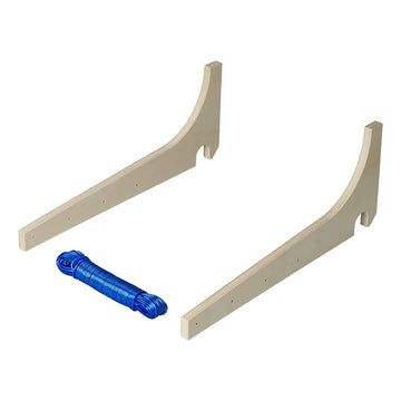 Supports corde à linge pour poignées de manoeuvre verticales 3-pièces