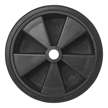 Roulette roue jockey jante plastique avec pneu caoutchouc 220x70mm
