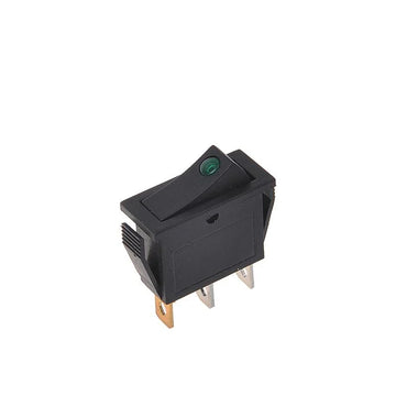 Interrupteur à bascule LED vert 12V / 24V-max. 10A dans blister