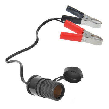 Prise Allume-cigare avec batterie clips 12V/24V-16A dans blister