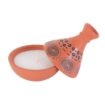 BOUGIE PARFUMEE TAJINE CERAMIQUE H10CM 4 4