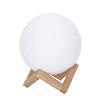 LAMPE TACTILE LUNE RONDE 3D D15CM