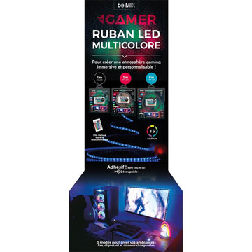 RUBAN RGB 30 LED 1M TELECOMMANDE