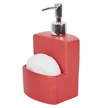 DISTRIBUTEUR DE SAVON PORTE EPONGE 9X18CM M12